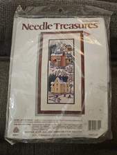 Needle Treasures Some Like it Cold 06611 Needlepoint Kit Unopened Winter 6"x16"