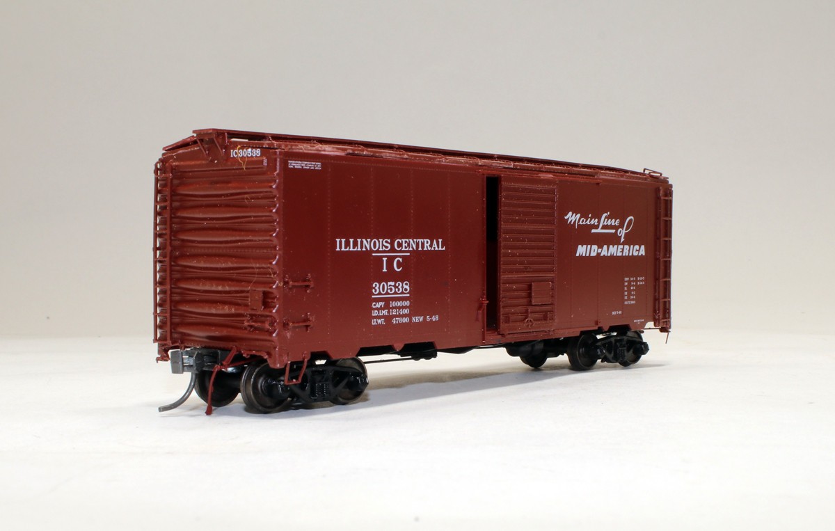 Branchline 1416 40' AAR Boxcar HO 1:87 Illinois Central 30538 BUILT UP KIT