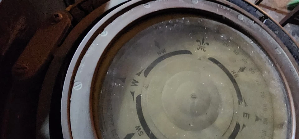 1941 US Navy BU Ships Lionel Corporation Mark 1 Compass And Binacle - Image 4 of 4