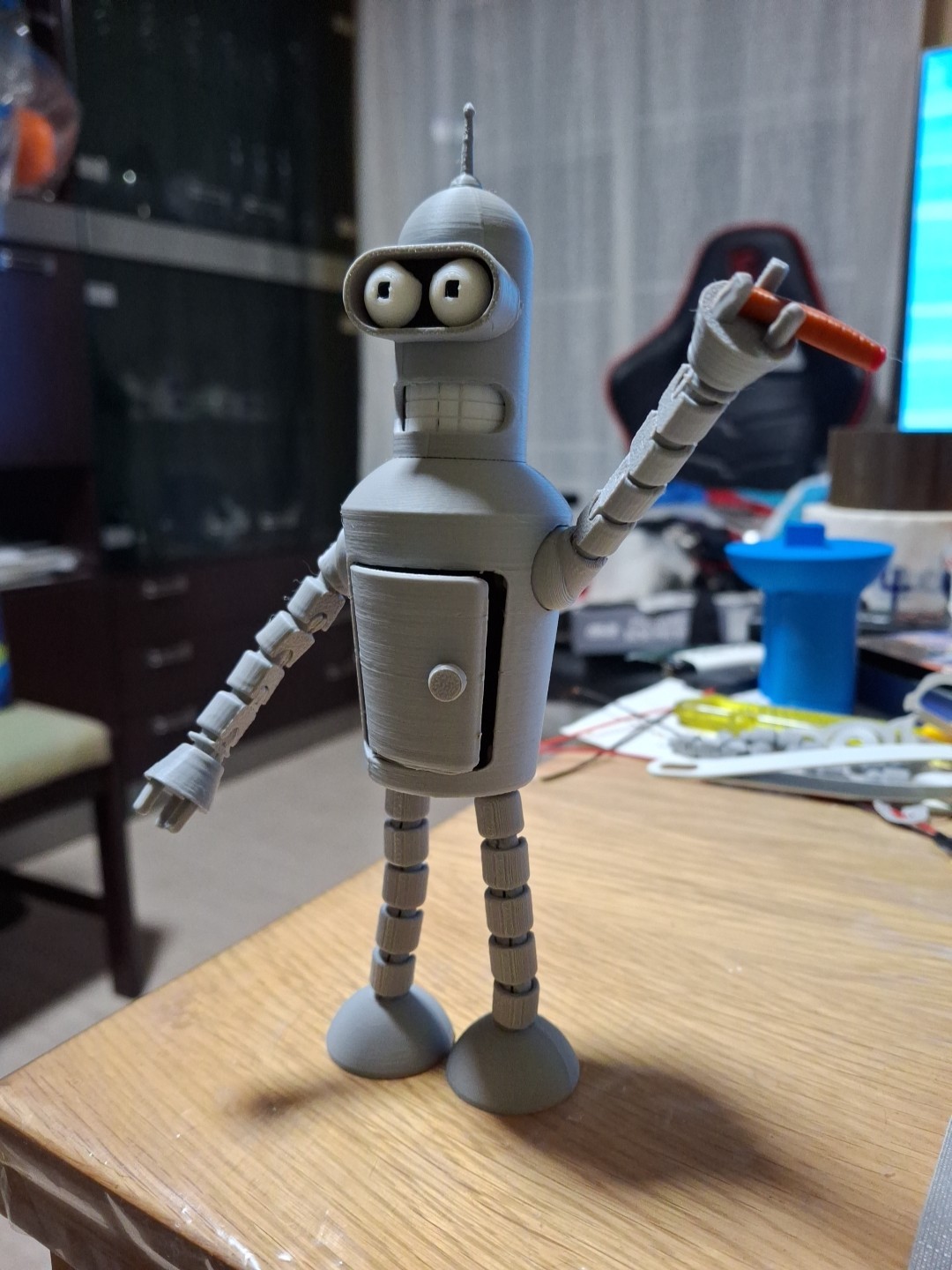 Futurama Bender Figure Articulate 7” Tall