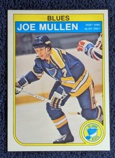 Joe Mullen 1982-83 O-Pee-Chee Hockey Rookie Card #307 RC. rookie card picture