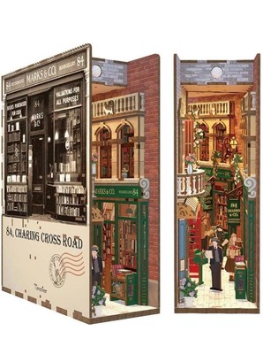 Tonecheer Book Nook 3D Puzzle Miniature Handmade Kit #cab5f4
