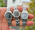 Lot of 3 Ladies Seiko & Citizen Watches - Vintage Automatic - All Running
