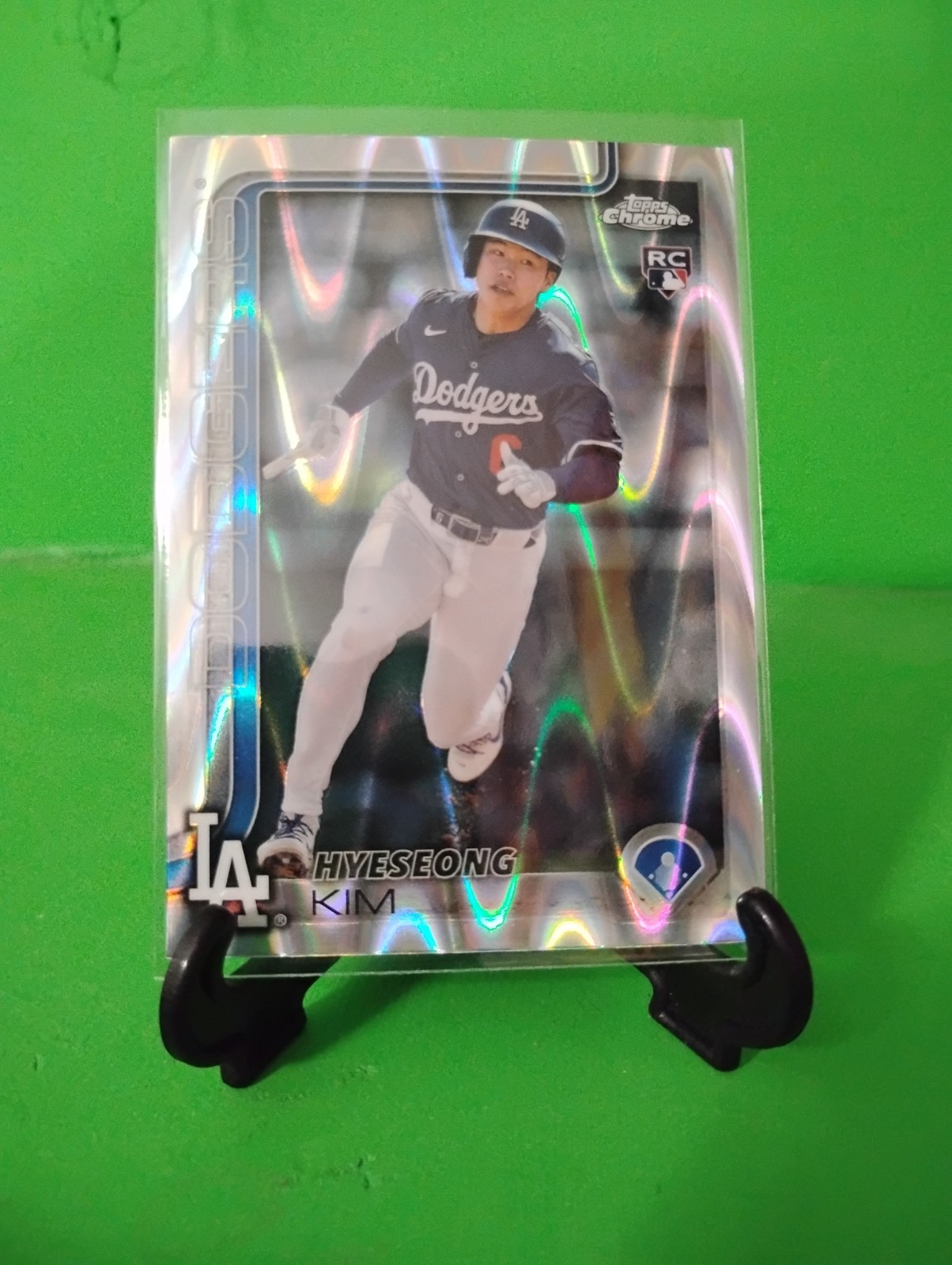 Jx 2025 Topps Chrome - Hyeseong Kim #152 RayWave Refractor (RC)
