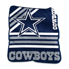 Dallas Cowboys   NFL 50 X 60 Raschel Throw Blanket Logo Brands