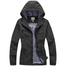 Ladies Waterproof Rain Jacket Walking Hiking Lightweight Hooded Coat UK 8-20