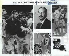 1987 Press Photo Mike Archer, Louisiana State University Head Football Coach