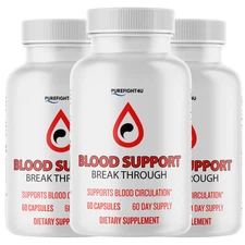 Break Through Blood Health Support Supplement - BreakThrough - 3 Bottles