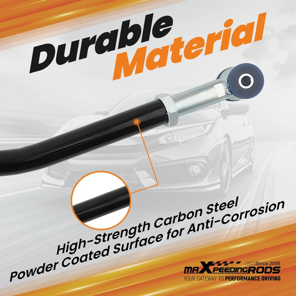 0-6" Lift Front Adjustable Track Bar Panhard for Jeep Wrangler JK 2007-2018 - Image 4 of 4