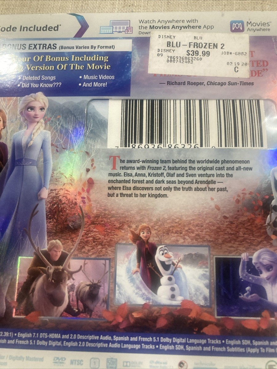 Frozen 2-Movie Collection (Blu-ray Disc, 2020) for sale online | eBay