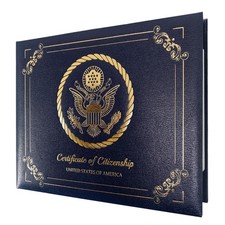 US Citizenship Certificate Holder 2026 Naturalization Certificate Cover with
