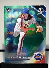 2017 Bowman Platinum Robert Gsellman Rookie Card Green Parallel SP #22 47/99 ?. rookie card picture