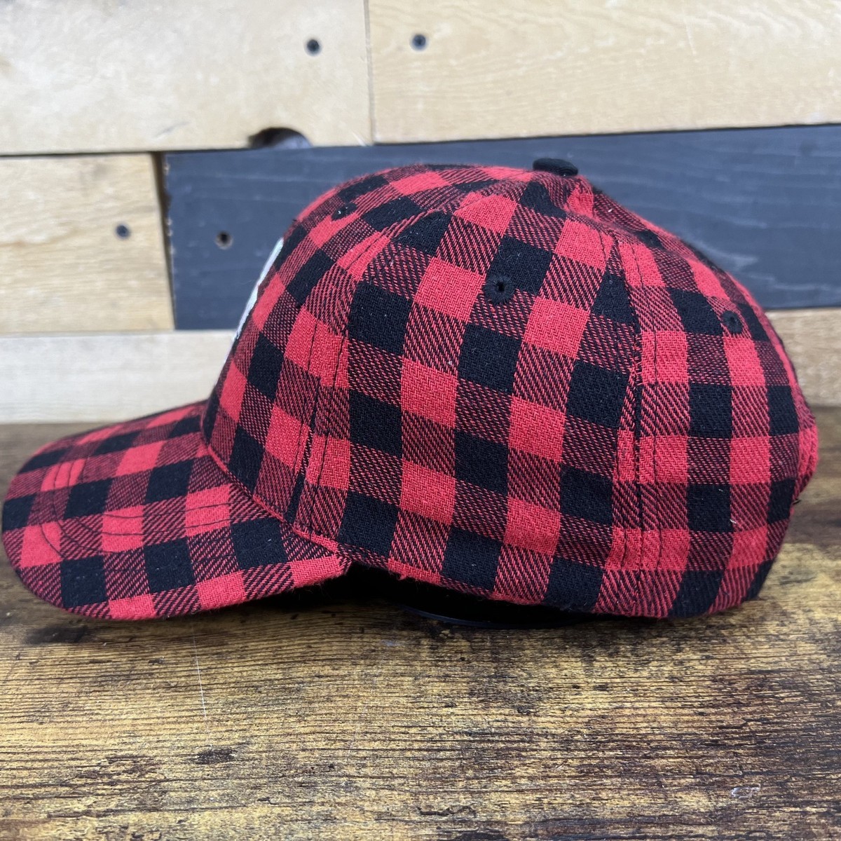 Bud Light Seltzer Plaid Trucker Snapback Hat Baseball Cap View 3