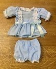 Vintage Cabbage Patch Kids Doll Dress Blue With Lace 1987 KT Factory