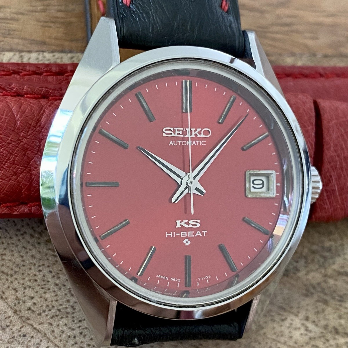 キングセイコー　5625−7111 キングセイコー 5625-7111 スクリューバック式裏蓋 自動巻 OH済 昭和47