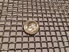 t-304 Stainless Steel Mesh - 304 Mesh #4 .047 Stainless Steel Wire Mesh 6"x 6"