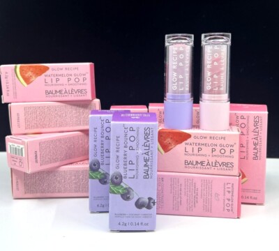 Glow Recipe WATERMELON GLOW or BLUEBERRY GLOW LIP POP Rare 4.2g/.14oz New