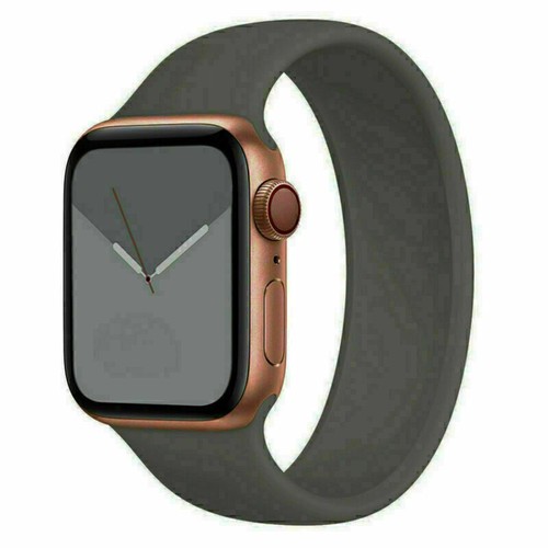 Correa de silicona Solo Loop iWatch para Apple Watch 9 8 7 6 5 SE Ultra2 38-49 mm - Imagen 12 de 31