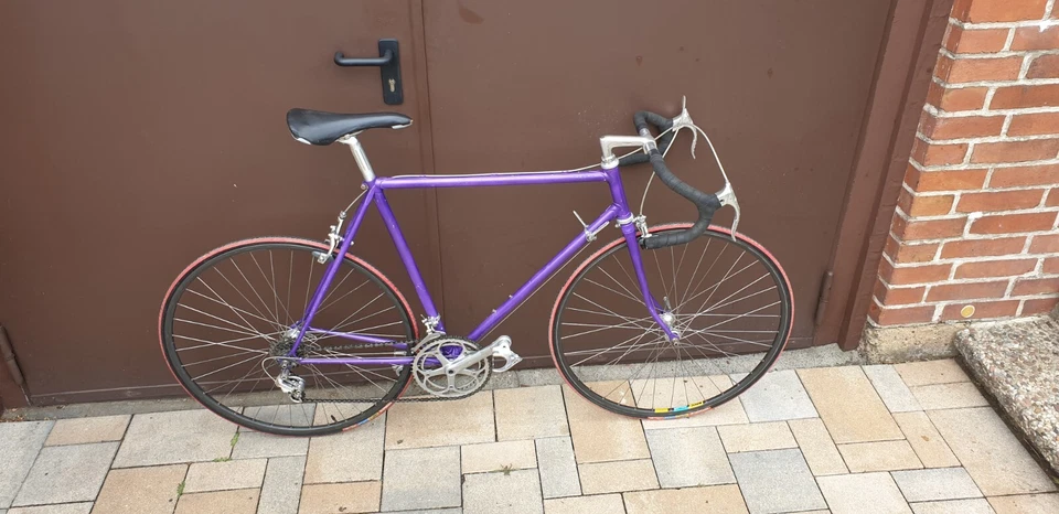 RENNRAD SHIMANO DURA-ACE EX 7200 STAHLRAHMEN STAHL VINTAGE 1985 STAHLRAHMEN TOP - Bild 4 von 4