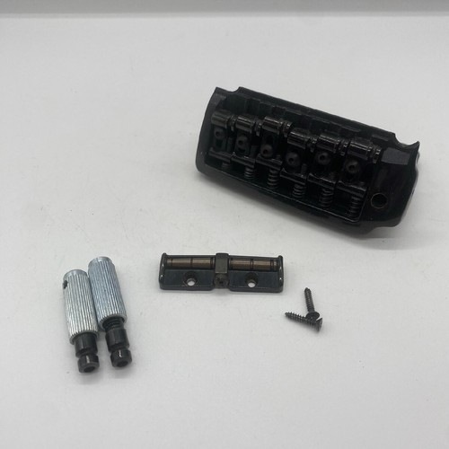 Black tremolo bridge nut for electric guitar one item only From JAPAN Used item