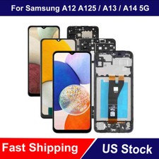 For Samsung Galaxy A12 A125U/A13/A14 5G SM-146U LCD Touch Screen Digitizer Frame