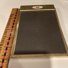 Vintage Metal Reciept Holder Kiwanis International Sticker.