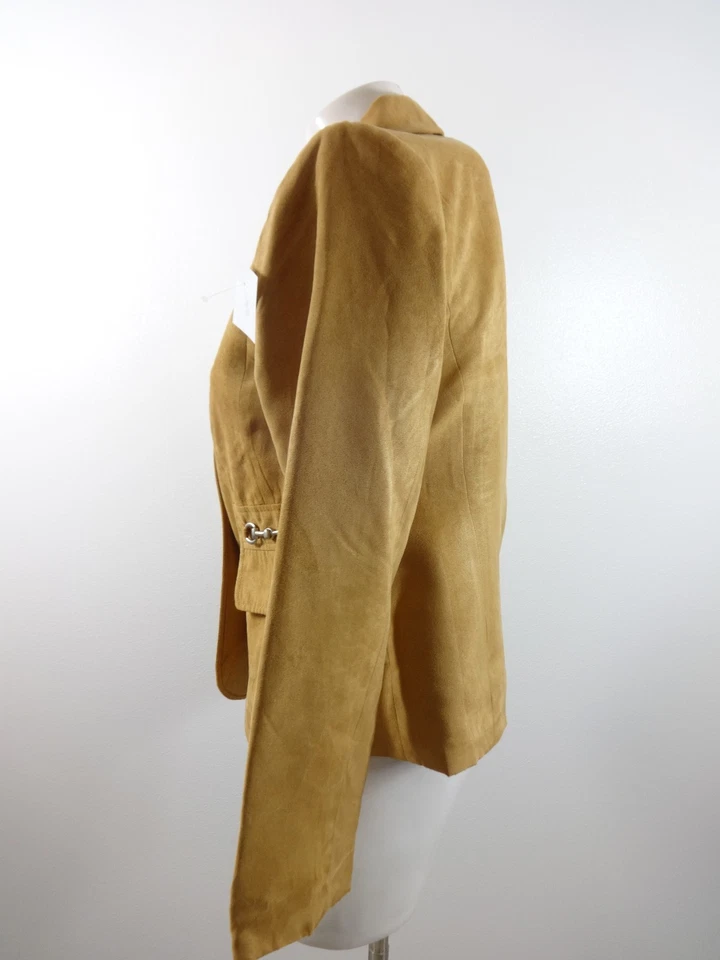 JAQUETA BLAZER STUDIO WORKS FEMININA MARROM CAMURÇA POLIÉSTER TAMANHO 8 - Imagem 2 de 4