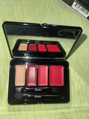 NEW IN BOX GUERLAIN KISSKISS LIP CONTOURING PALETTE #001 PASSIONATE KISS
