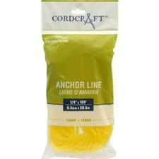 Cordcraft Anchor Line Polypropylene Yellow (1/4X100)
