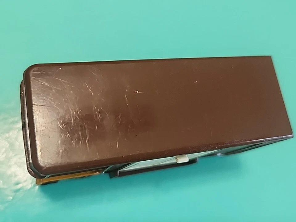 1977 Vintage Caixa de Fósforos Solta Superrápida Nº Caixa de 40 cavalos rara marrom transportador de gado - Imagem 2 de 4