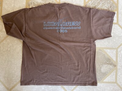 2005 Dave Mathews Band LOCAL CREW T-Shirt XL Rare