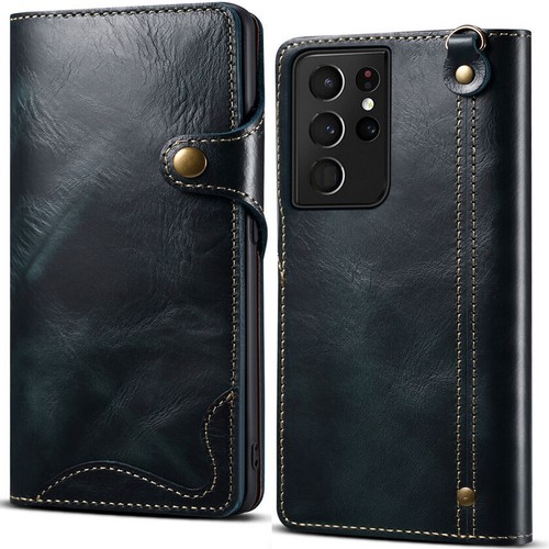 For Samsung S23 S20 S21 S22Plus S22 Ultra Genuine Leather Flip Wallet Case Cover - Picture 15 of 31