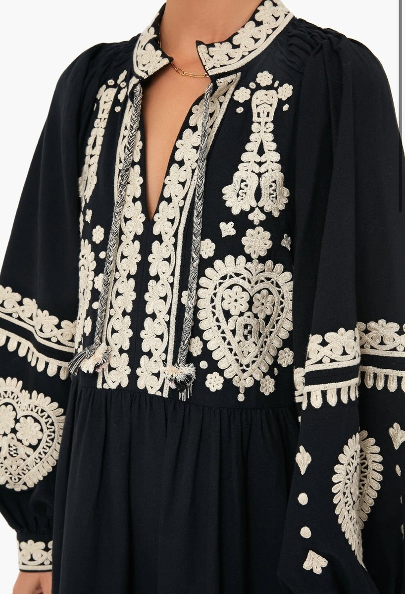 Sea New York holly soutache dress ワンピース NWT Sea New York Black Holly Soutache Long Sleeve Mini Dress