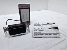 Lutron Maestro MA-AFQ4-MN 4.0 A Fan Control - 7-speed - BLACK - NEW