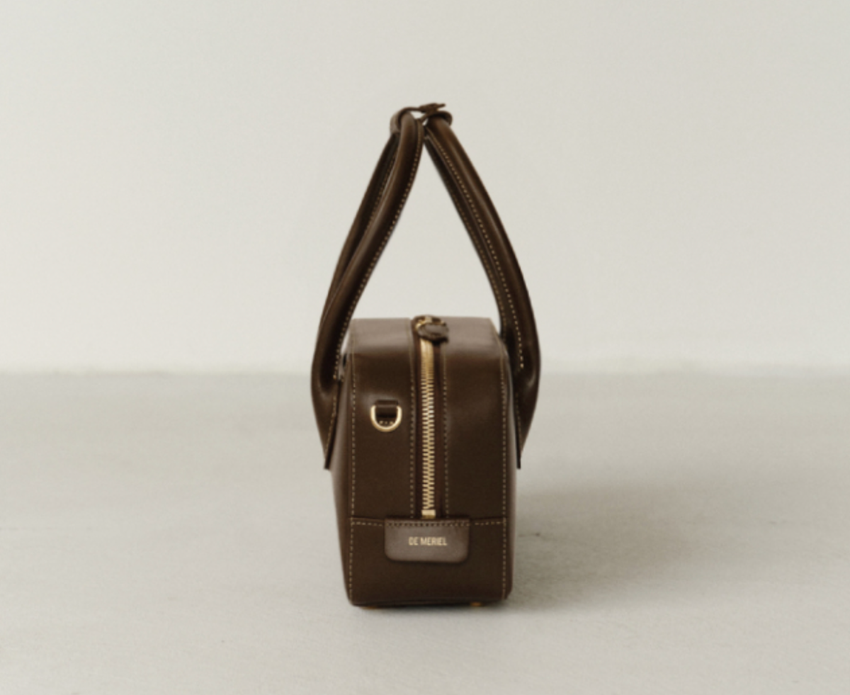 Demeriel Bowling Bag Medium Choco Brown / Brand New