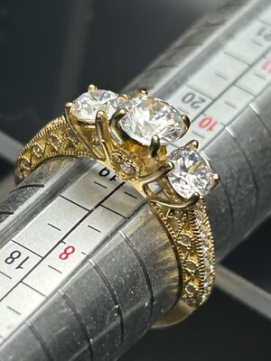 Bella Luce 2.05ctw Round 10k Yellow Gold Ring