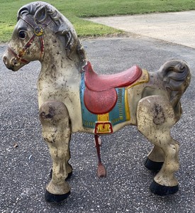 mobo bronco metal hobby horse