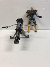 Marvel Legends Series 6 Cable (2004) Complete Damaged Stand (check Pic 3 & 4)