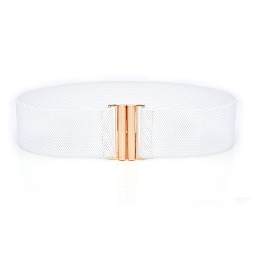 Womens Waistband Thick Metal Buckle Wide Waist Stretchable Elastic Corset Belt ♡ - Picture 7 of 25