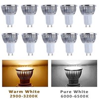 10pcs Pack 110v 4w Gu10 Led Bulbs - 6000k Daylight Spotlight - 330 Lumen, 35watt on sale 10pcs Pack 110v 4w Gu10 Led Bulbs - 6000k Daylight Spotlight - 330 Lumen, 35watt on sale