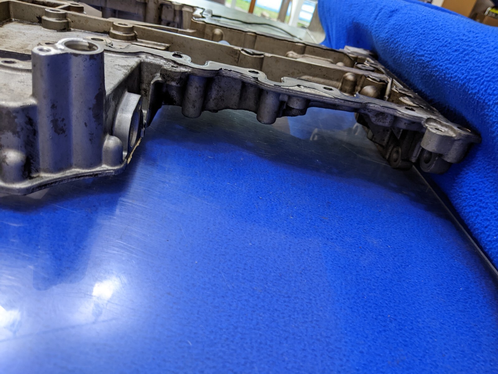 6.0L W12 upper oil pan Bentley Continental Flying Spur oem