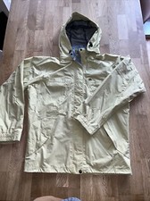 Lowe Alpine Triple Point Mica Green Yellow Windbreaker Jacket M Womens Hooded