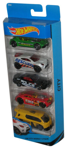 Hot Wheels HW City Works (2013) Mattel Gift Pack Toy Car 5-Pack Box Set - Picture 1 of 2