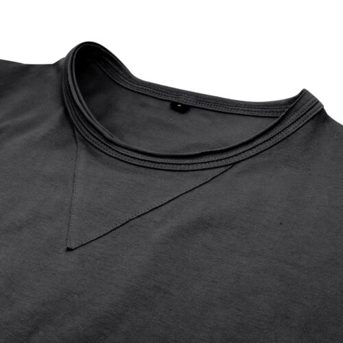 T-shirt uomo slim fit manica lunga girocollo casual elasticizzata blusa autunno - Foto 6 di 61