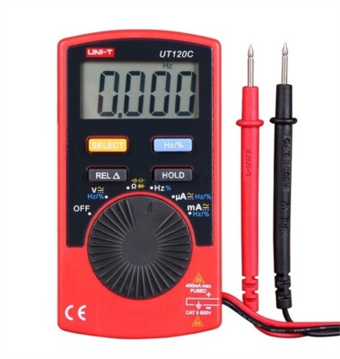 Uni-T UT120C Pocket Size Type Mini Dmm Meter Digital Multimeters ce