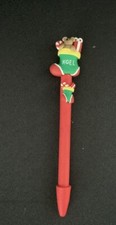 Red Christmas Stocking w/ Gifts Noel Pen