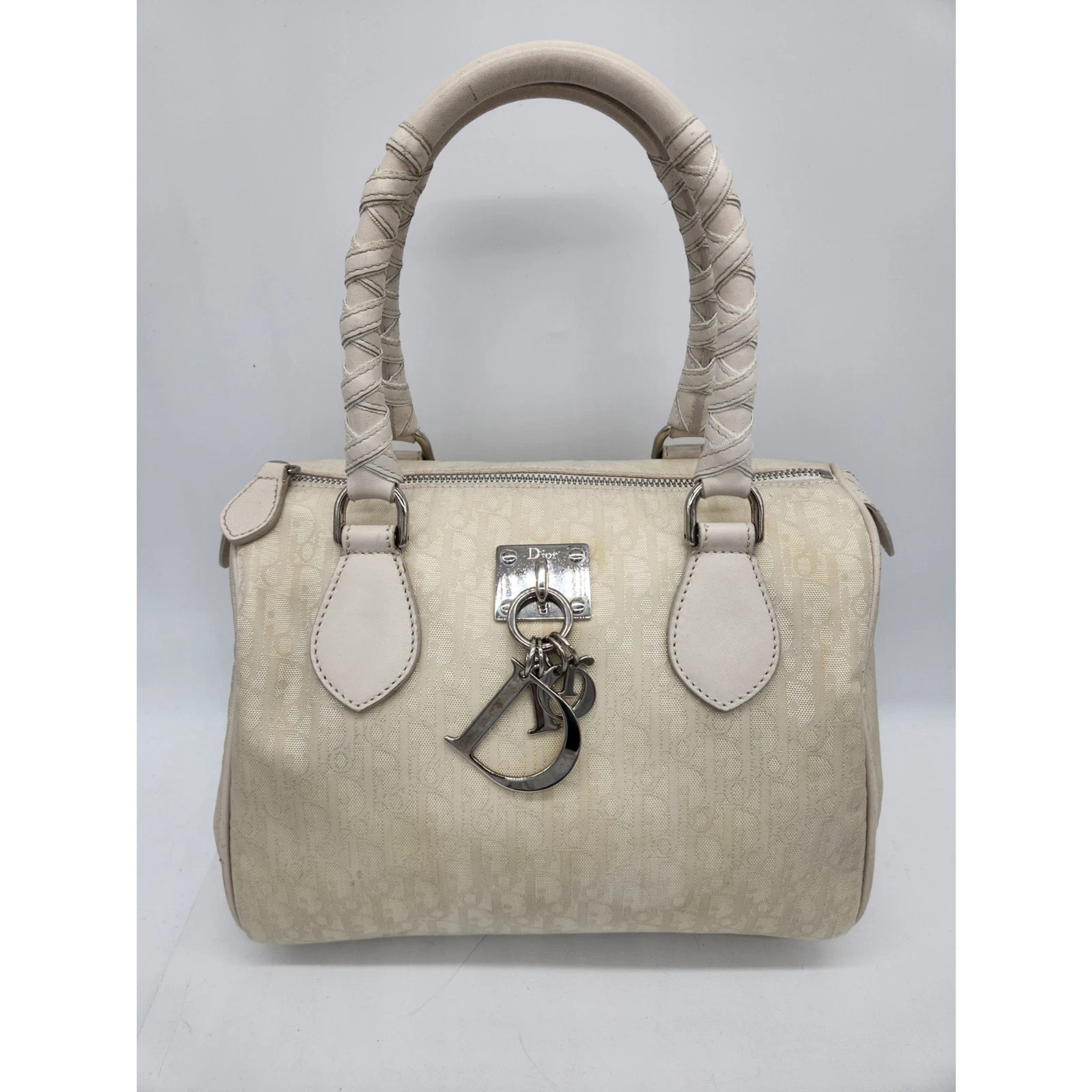 CHRISTIAN DIOR OBLIQUE BOSTON 491DIOXAGG