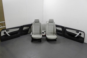 BMW 1er E82 Innenausstattung Lederausstattung Sitze Leder Manuell perlgrau