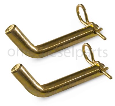 3  Inch Bent Hitch Pin for 2  Inch Trailer Receivers CLASS 3 CLASS 4 Truck (2pk)