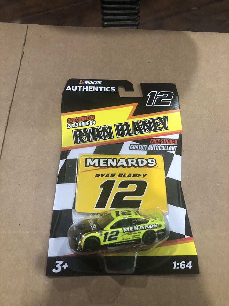 2023 Wave 8 Ryan Blaney #12 Menards Duracell Nascar Authentics 1:64